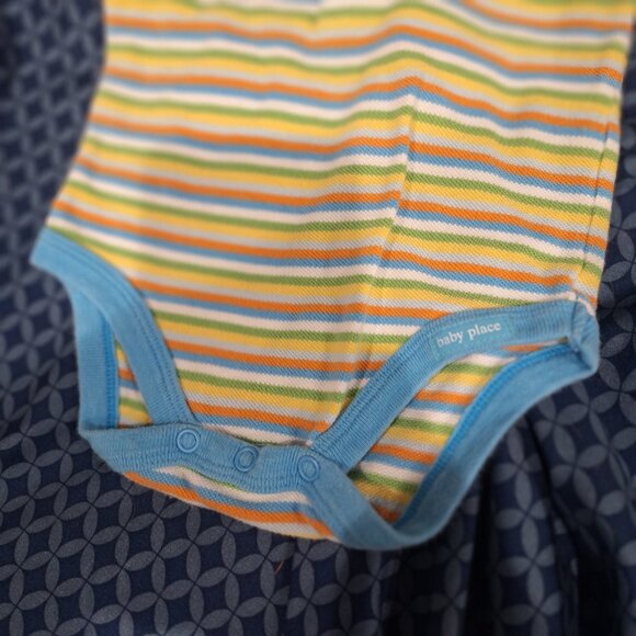 children's place onesie stripped  6-9 months - Picture 2 of 6